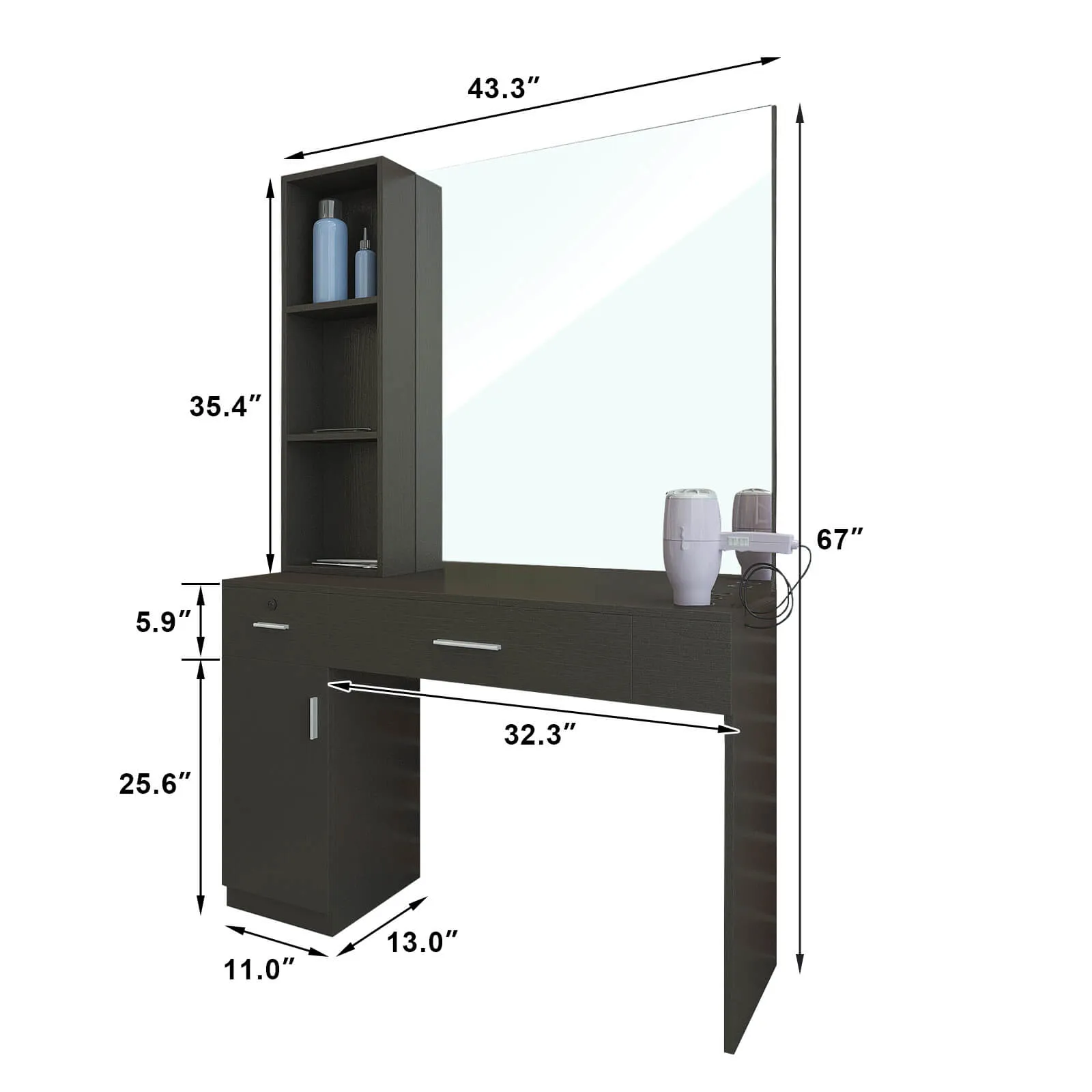 #1006 Shampoo Station *2   #5016 Barber Chair *2   #11004 Salon Station *2