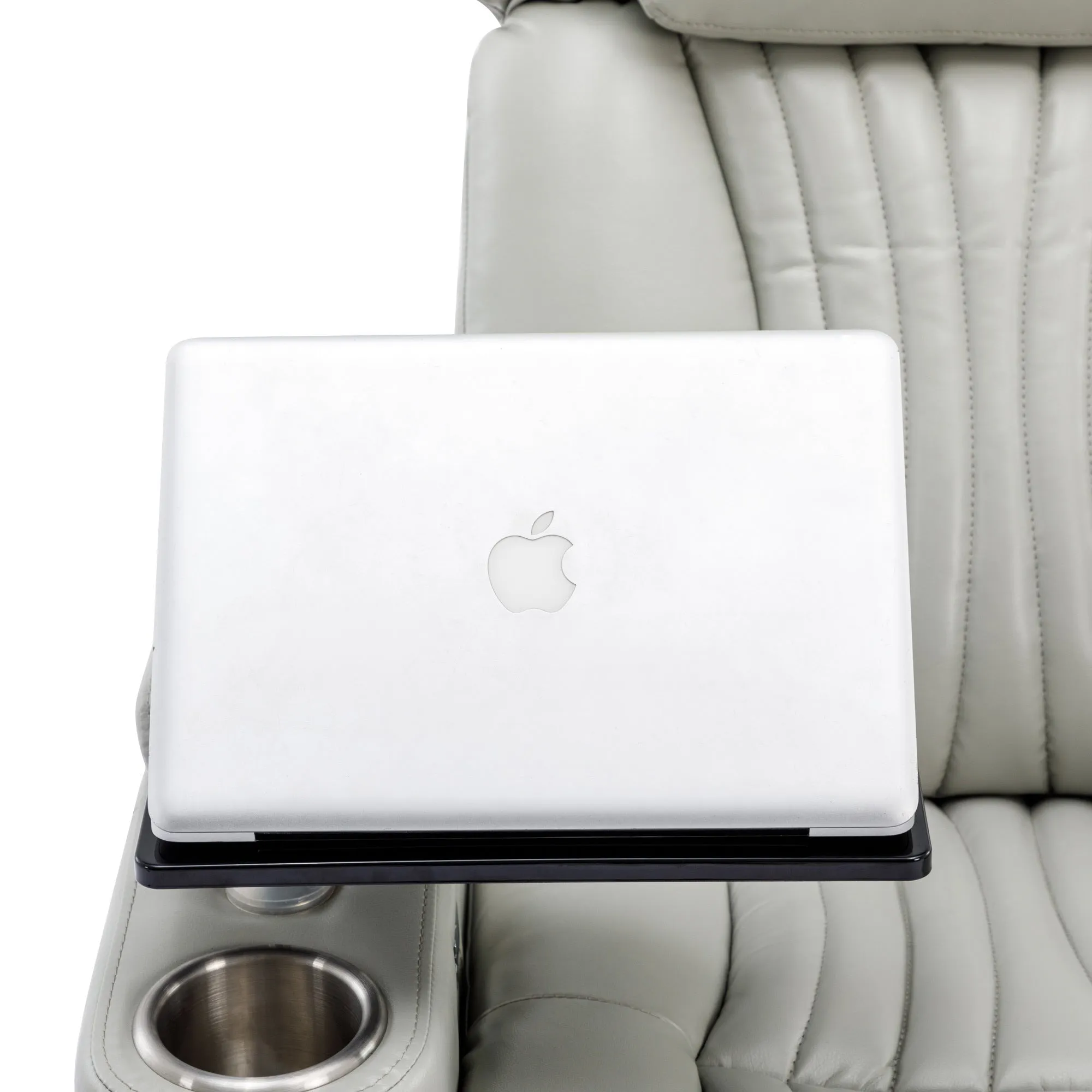 270° Power Swivel Recliner,Home Theater Seating With Hidden Arm Storage and  LED Light Strip,Cup Holder,360° Swivel Tray Table,and Cell Phone Holder,Soft Living Room Chair,Grey