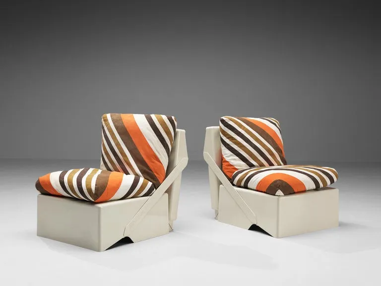 Aldo Barberi for Rossi di Albizzate ‘Break’ Portable Folding Lounge Chairs