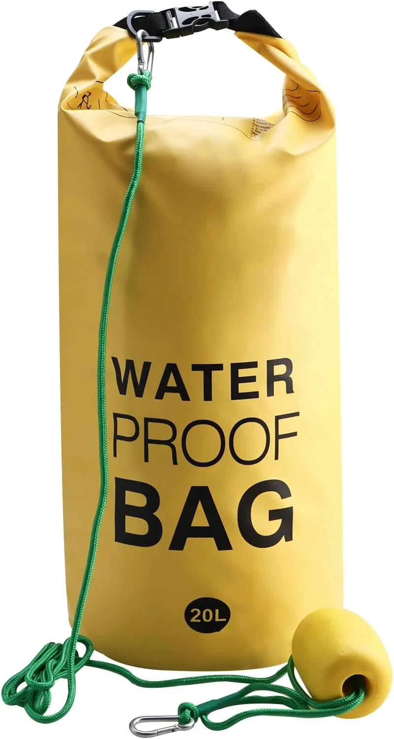 Amarine Made 2-in-1 Sand Anchor Bag 20L for Small Boats, Power Watercrafts, Canoes and Kayaks Dry Bag for Hiking, Camping, Water Sports, Kayaking, Boating, Surfing and Tubing