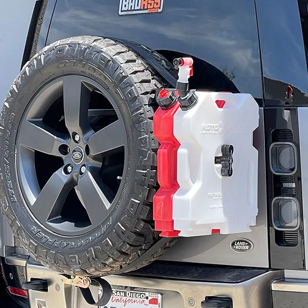 BADASS Tents Rear Tire Side Mounting Platform for Recovery Boards