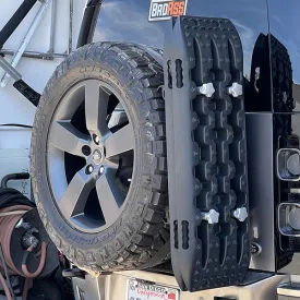 BADASS Tents Rear Tire Side Mounting Platform for Recovery Boards