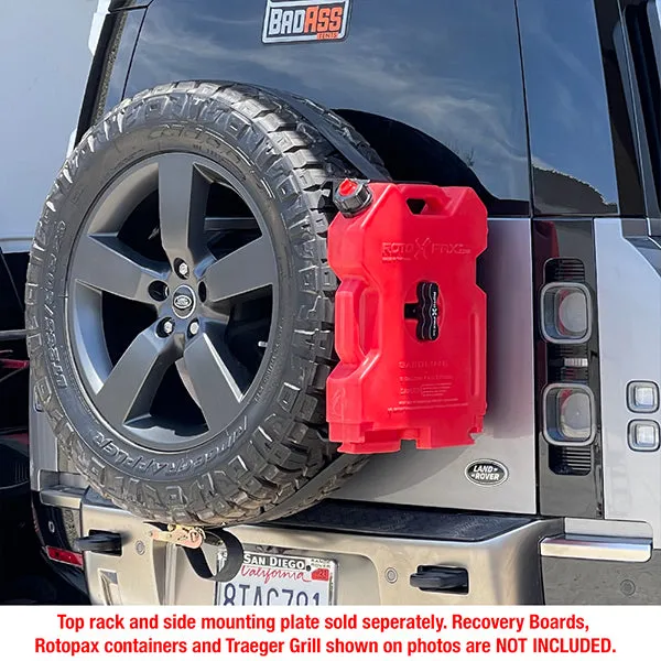 BADASS Tents Rear Tire Side Mounting Platform for Recovery Boards