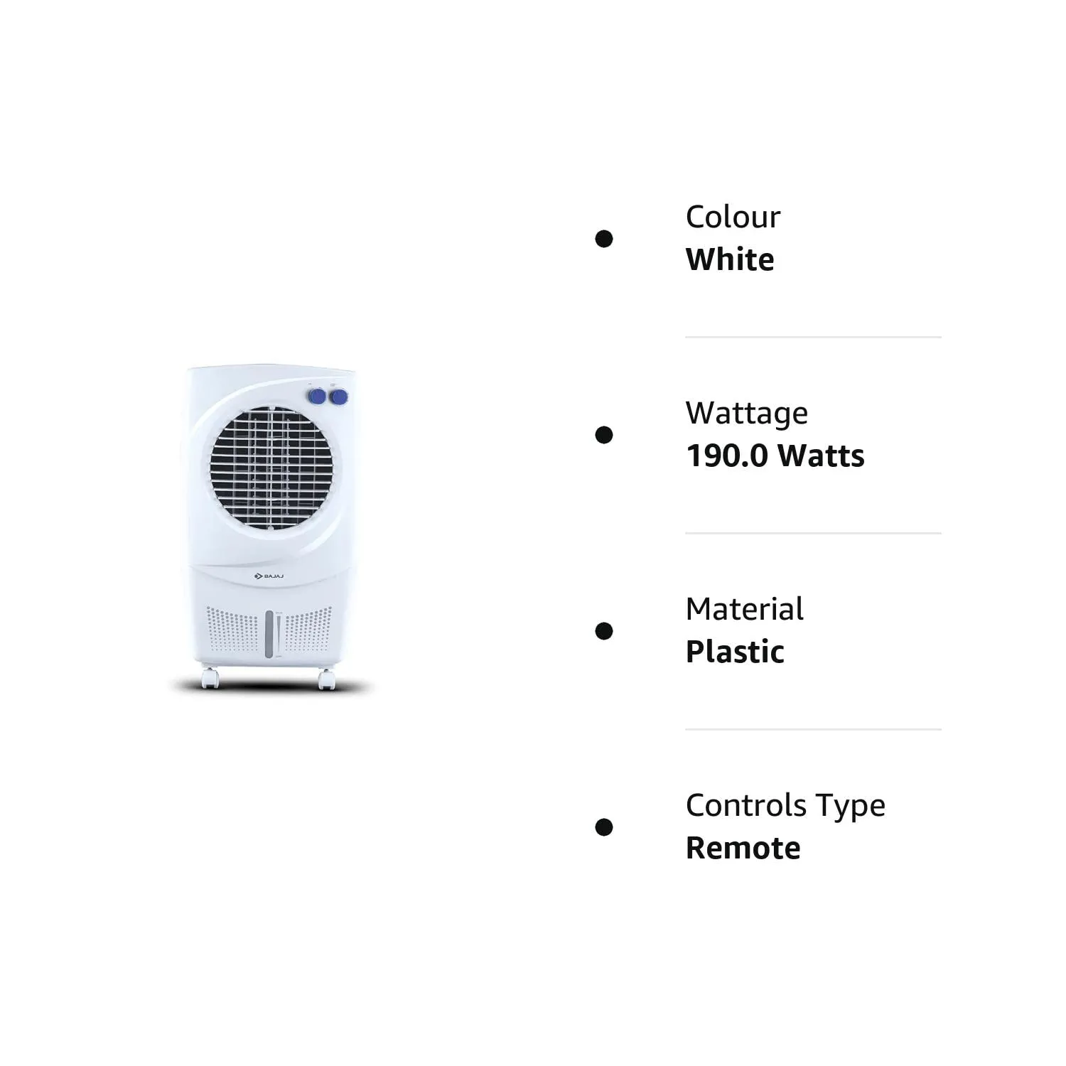 Bajaj PMH 36 36L Personal Air Cooler  Torque (Anti-Bacterial Technology, Honeycomb Cooling Pads)