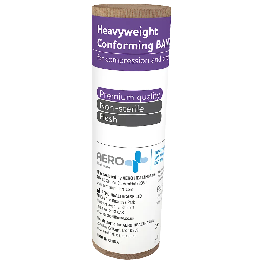 BANDAGE COMPRESSED ELASTIC CREPE HEAVY DUTY 15cm x 2.4m STRETCH 4M x 12