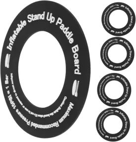 BESPORTBLE Inflatable Air Valve Pad Set 5pcs Universal Valve Sign Pad for Paddleboard Accessories Surfboard