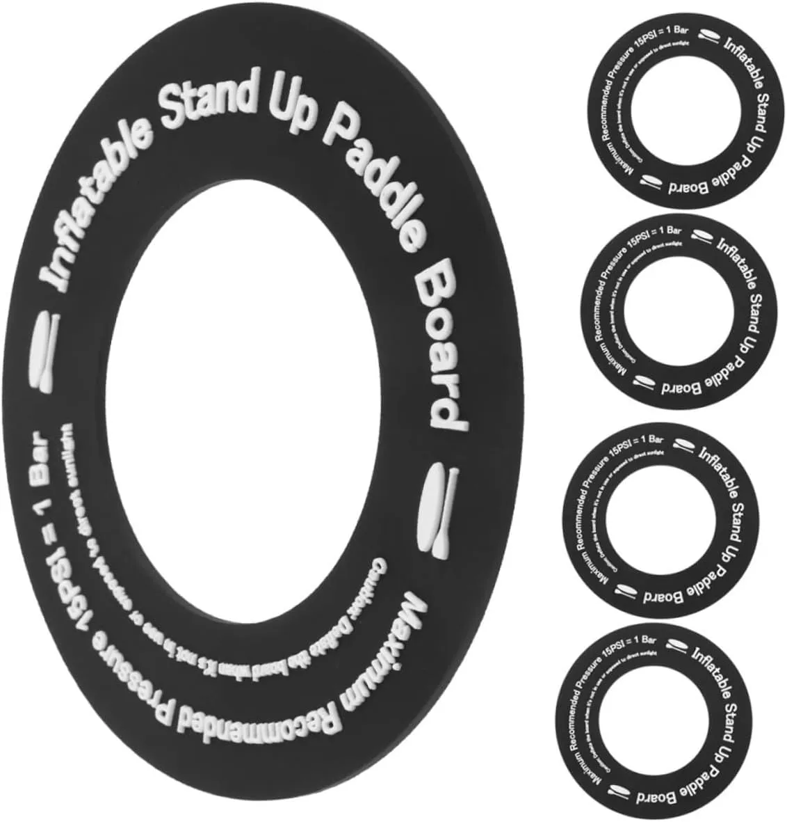 BESPORTBLE Inflatable Air Valve Pad Set 5pcs Universal Valve Sign Pad for Paddleboard Accessories Surfboard
