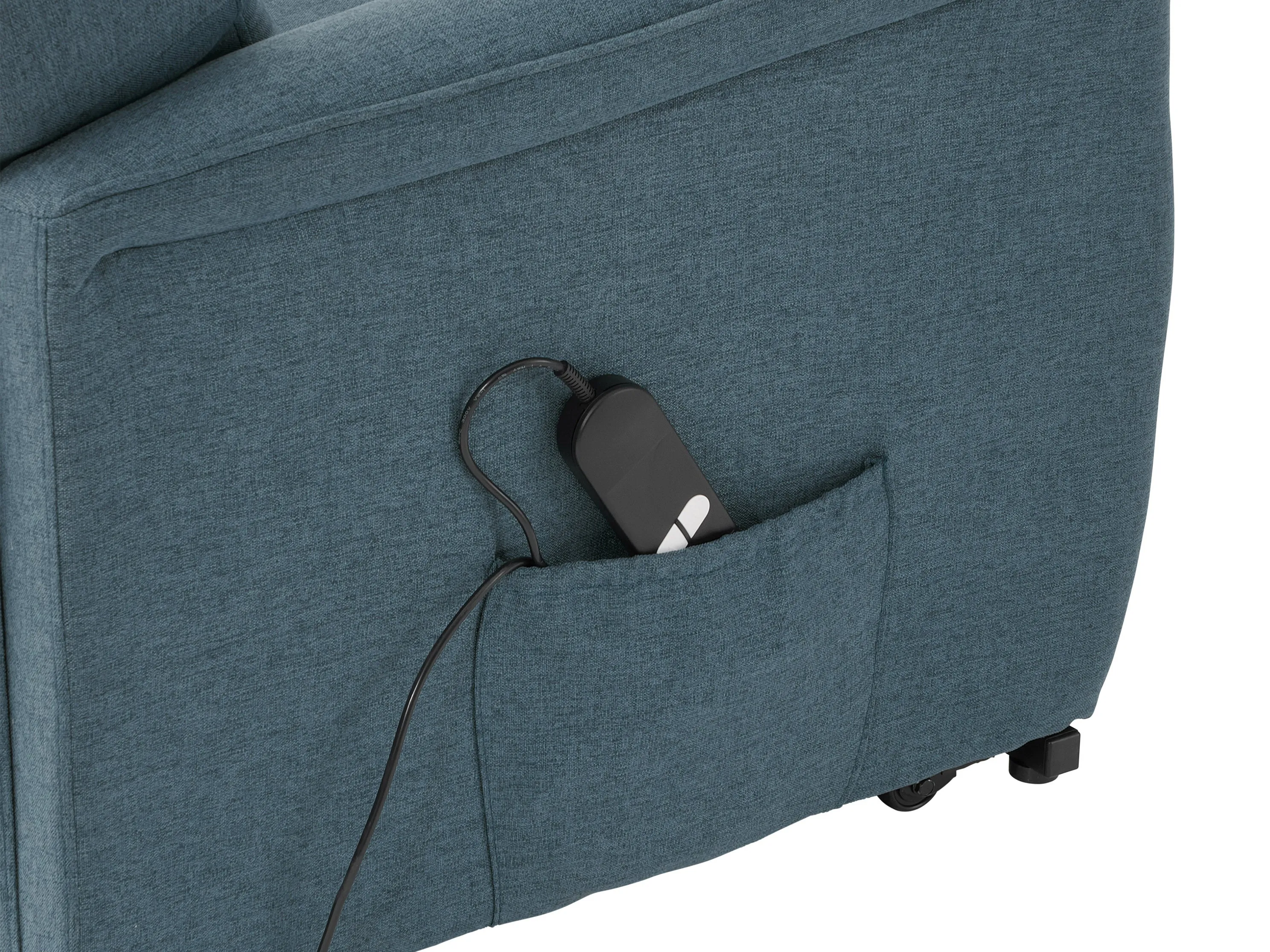 Blue Power Lift Recliner