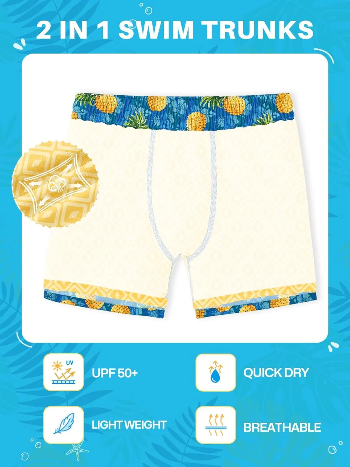 Boys 4th of July Summer Compression Liner Beach Swim Trunks American Flag Adjustable Drawstring Board Shorts 6-16 Years