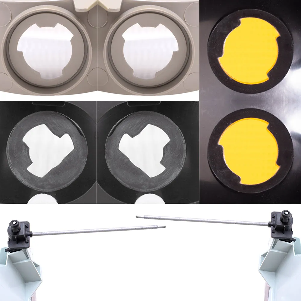 Brock Aftermarket Replacement Driver Left Passenger Right Headlight-Fog Light-Park/Signal/Side Marker Light-Tail Light 8 Piece Set Compatible with 1995-1997 Ford Explorer Except Limited