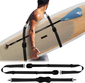 CALPALMY Paddleboard Shoulder Carry Strap Adjustable SUP Carrying Strap with Paddle Carrier