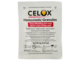 Celox Hemostatic Blood Clot Granules - 2 Gram Packs