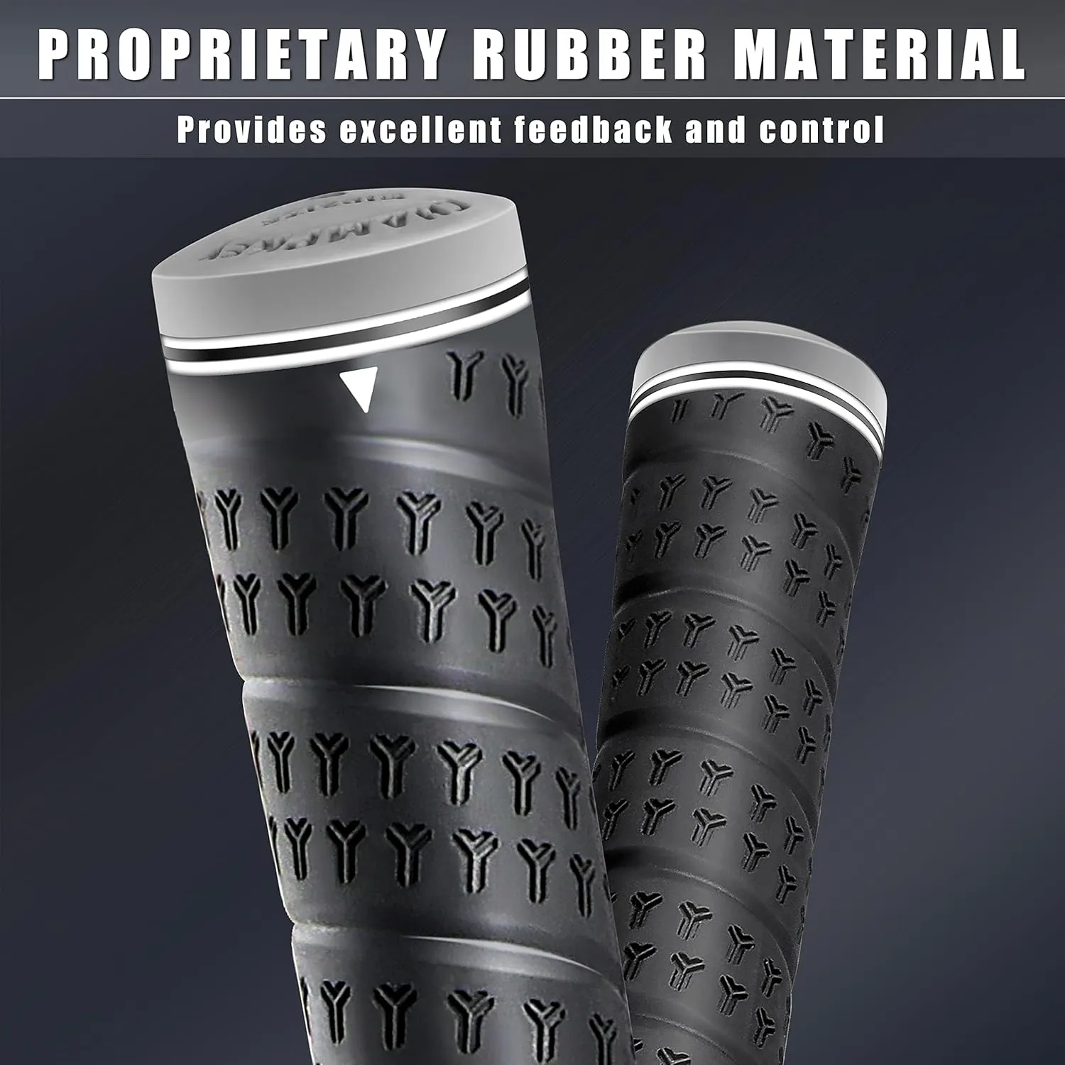 CHAMPKEY WRAP-Y Rubber Golf Grips 13 Pack Come with All Repair Kits - High Feedback and Traction Golf Club Grips
