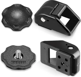 Chin Strap Cam Loc Housing Set & Football Helmet Thumb Screws for Riddell SpeedFlex, Maintenance of Speedflex Youth Football Helmet Chinstrap Chin Strap stabilisation, 2 Set