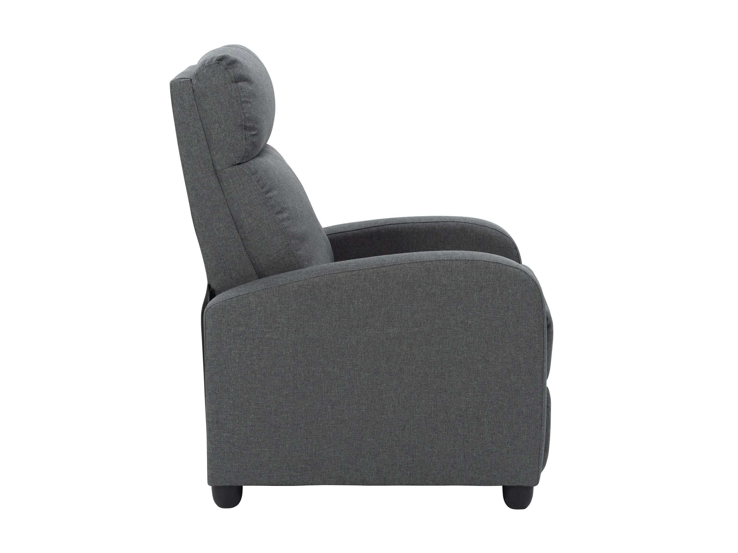 Dark Grey Push Back Recliner