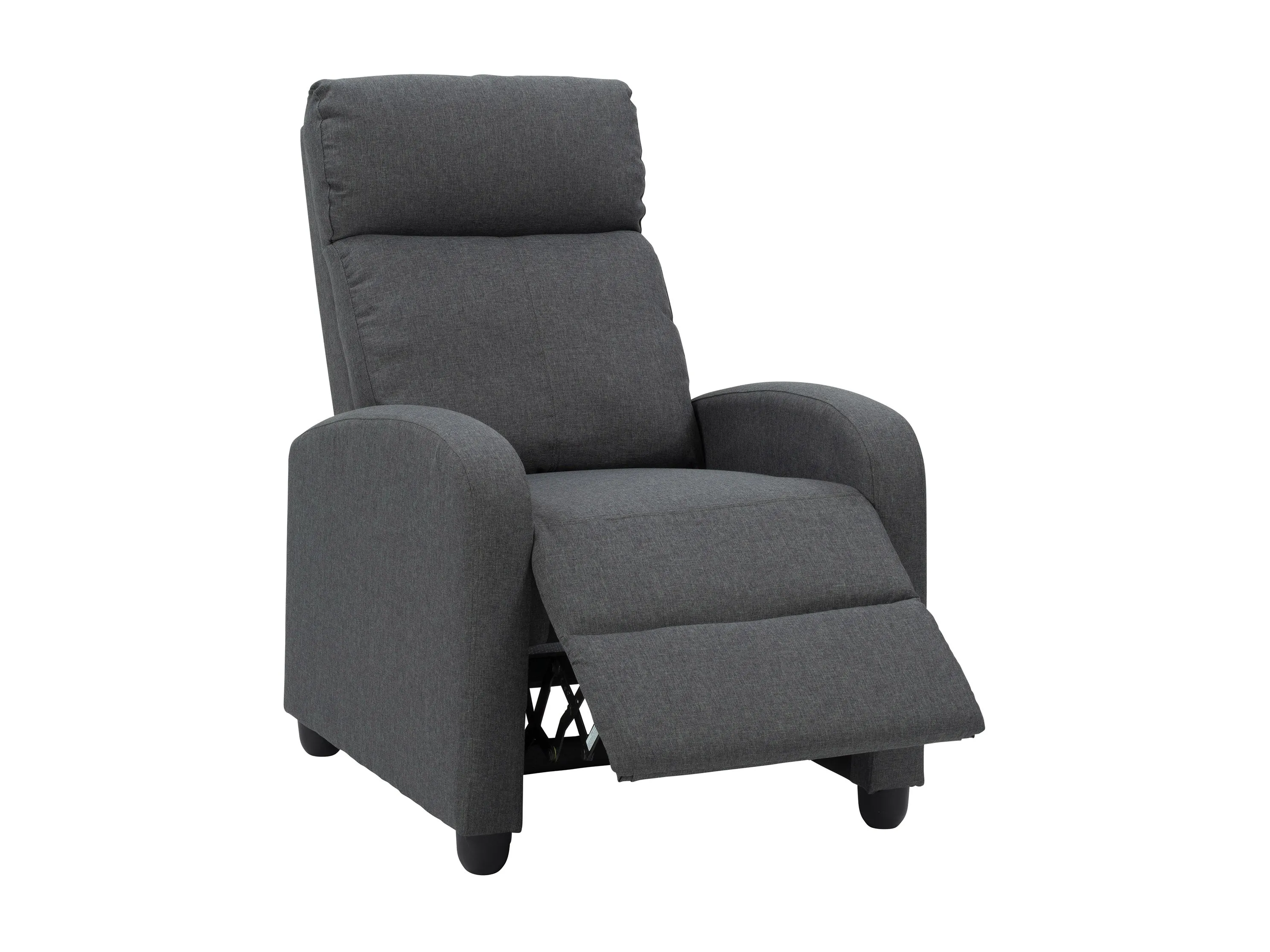 Dark Grey Push Back Recliner