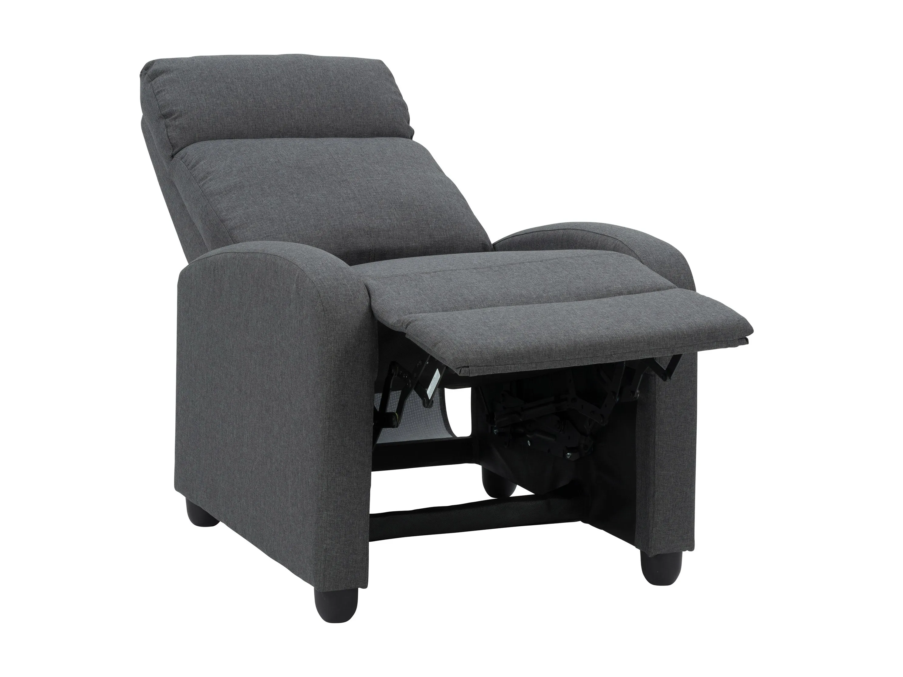 Dark Grey Push Back Recliner
