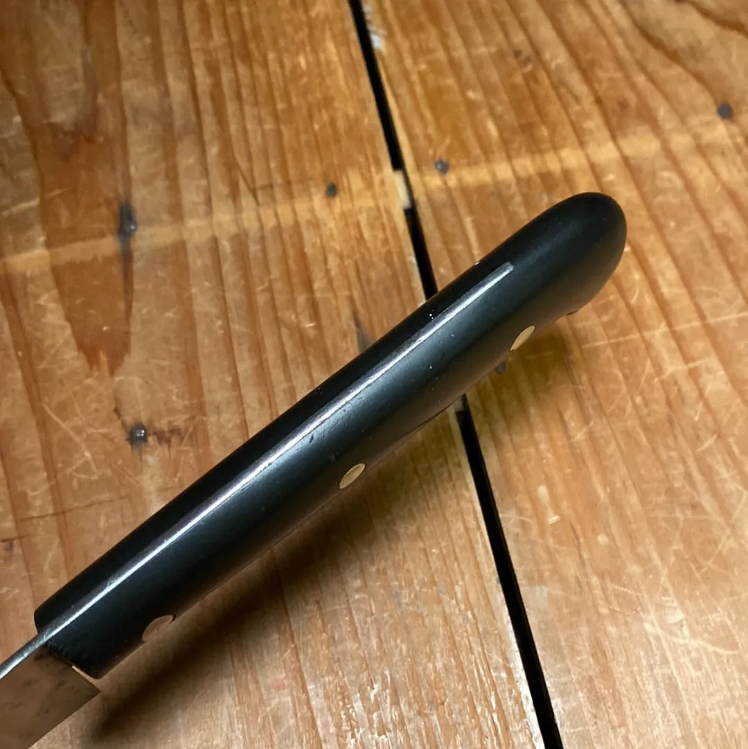 Dexter Harrington Cutlery Co 9.75" Chef Carbon Steel Gutta Percha 1902-1920's