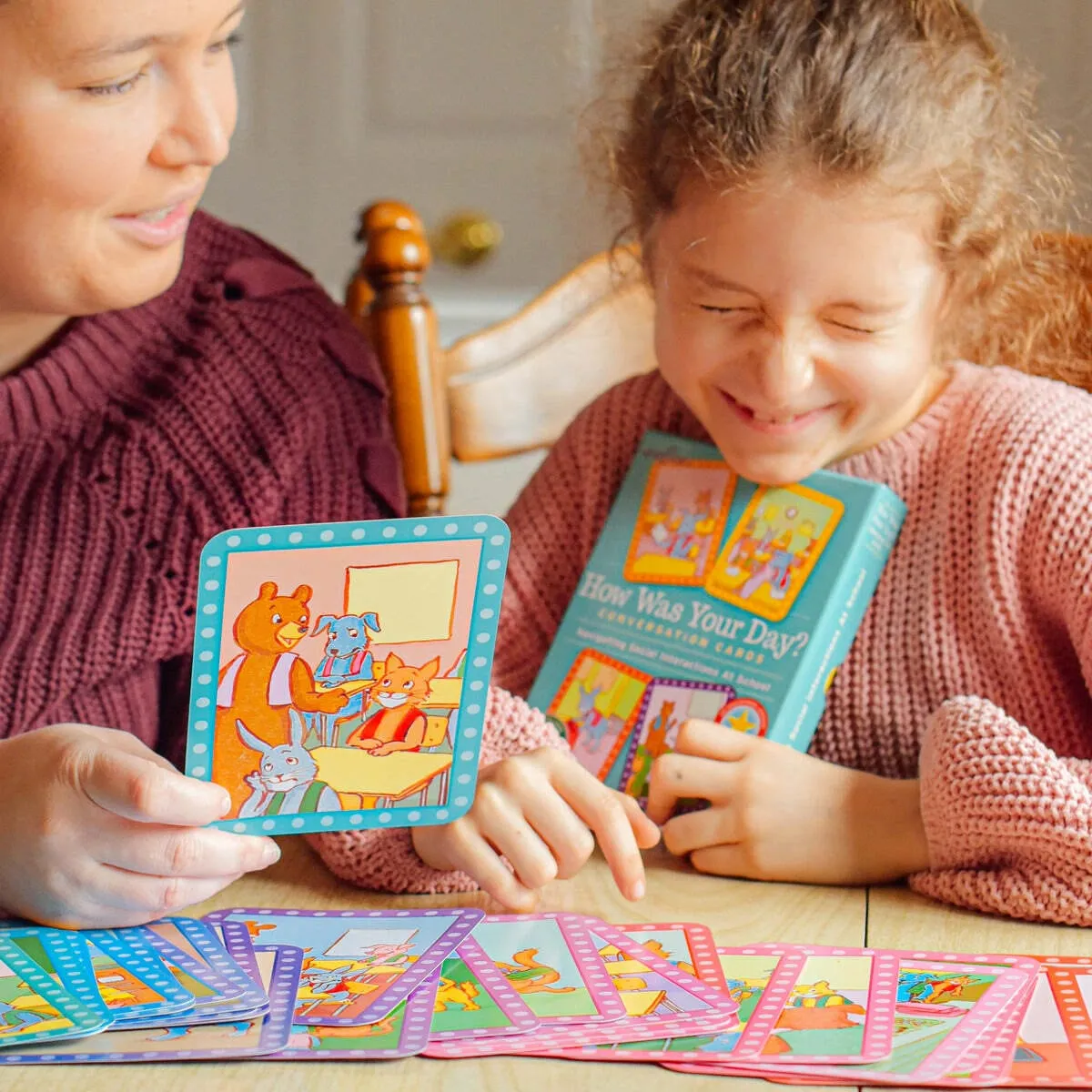 Eeboo How Was Your Day? Conversation Cards
