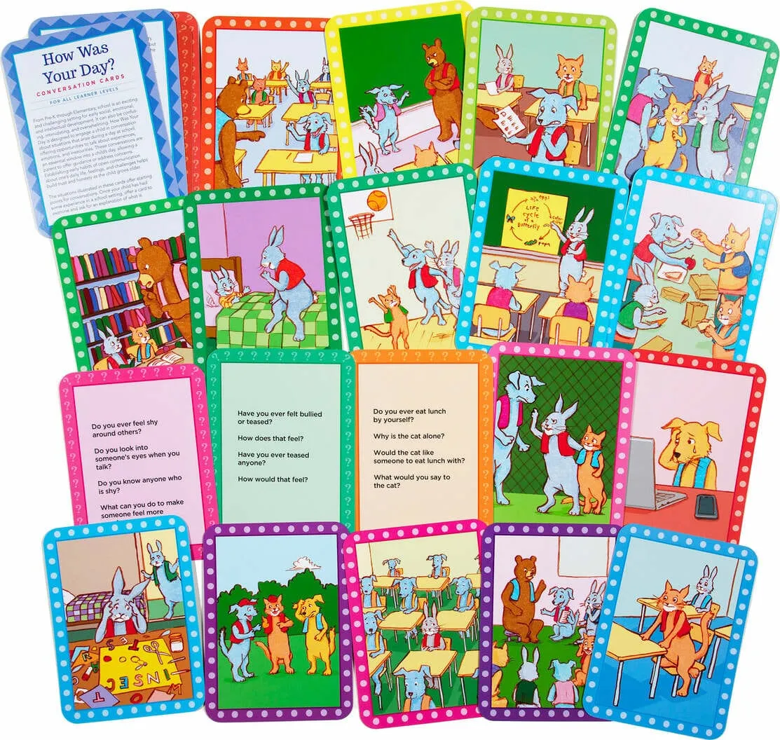 Eeboo How Was Your Day? Conversation Cards