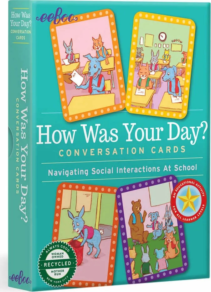 Eeboo How Was Your Day? Conversation Cards