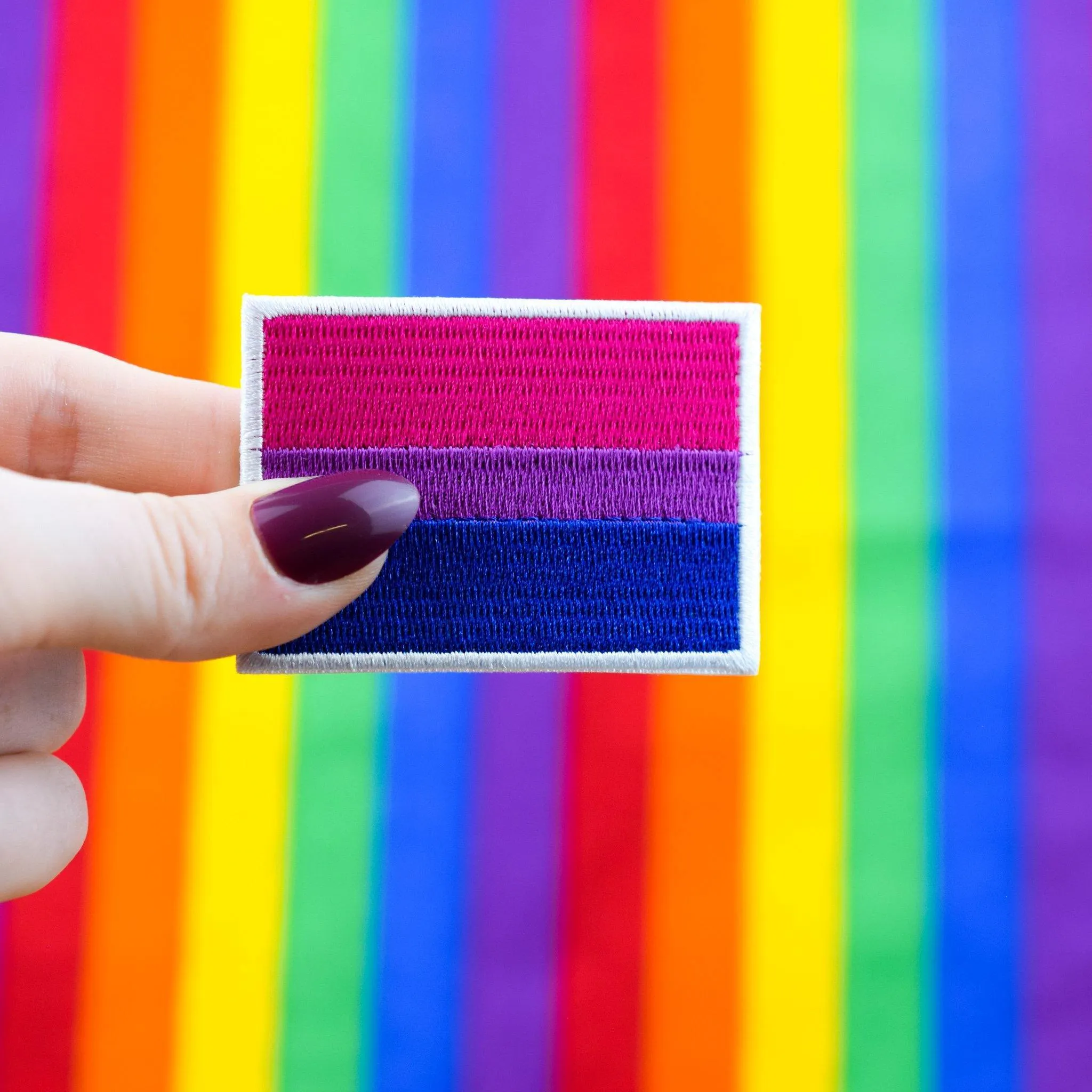 FLAG BISEXUAL MultiMoodz Velcro Patch