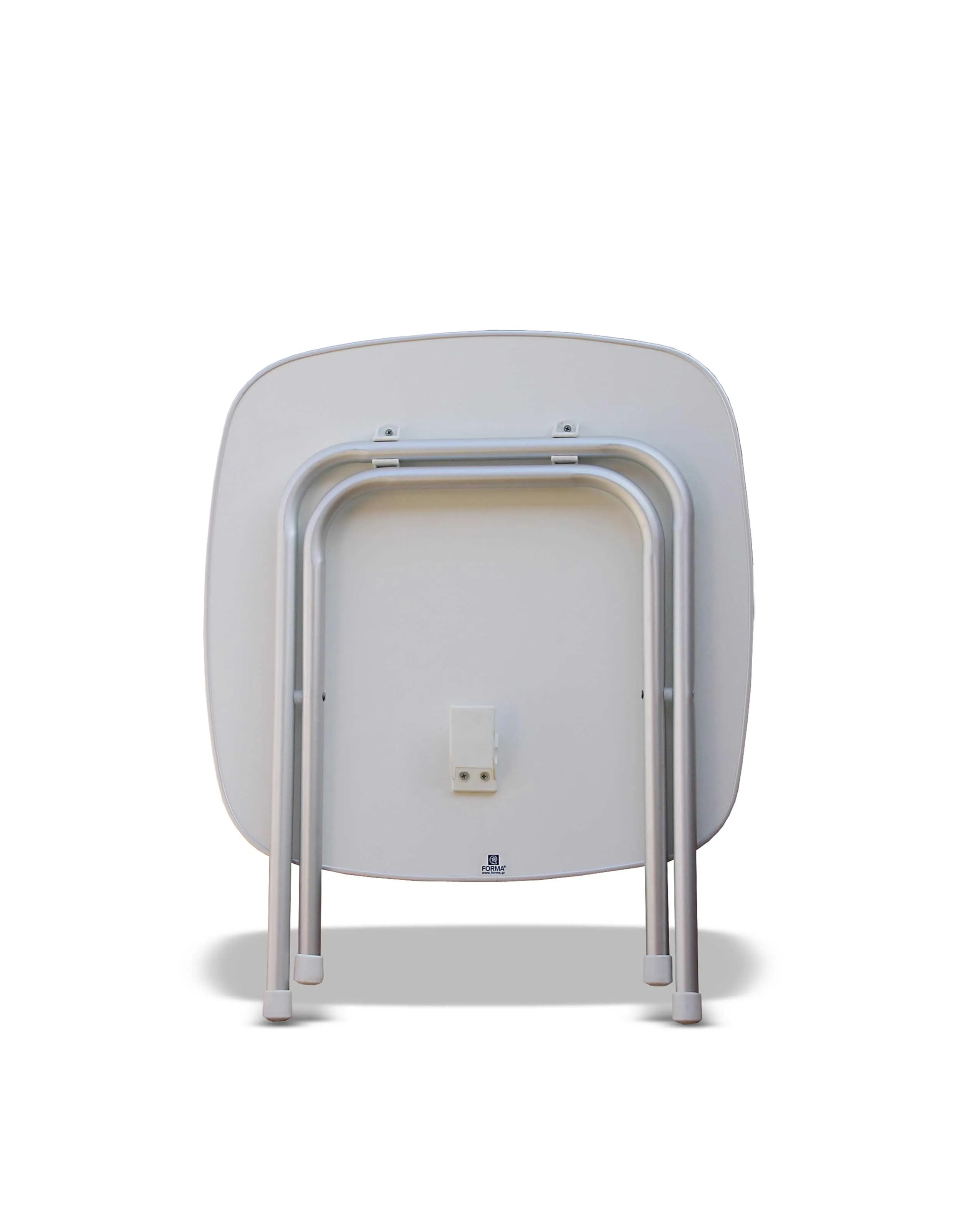 Folding Aluminum and Melamine Top Boat Table 61 x 61 x 49 cm-M350