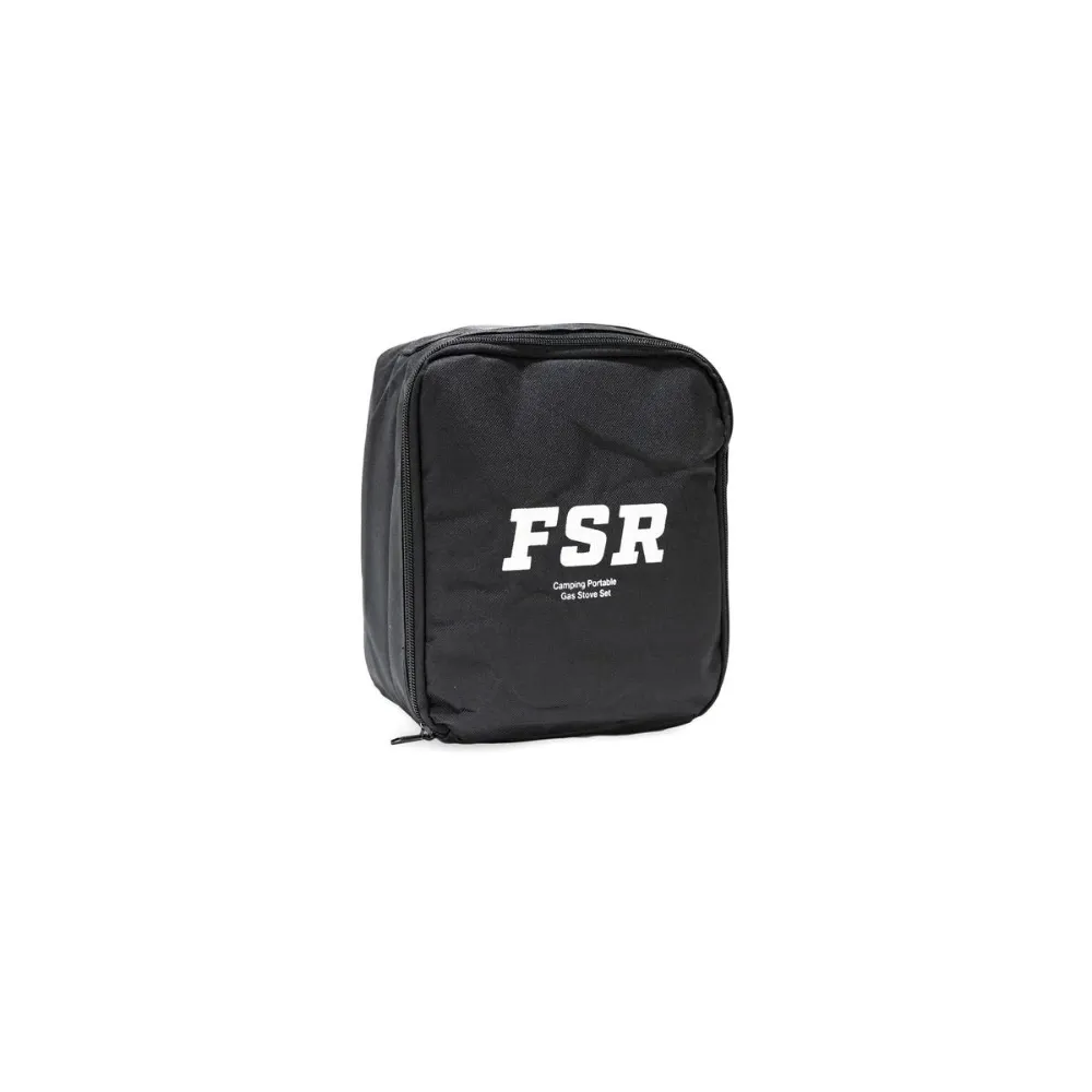 FSR Portable 2 Burner Camp Stove & Wind Screen