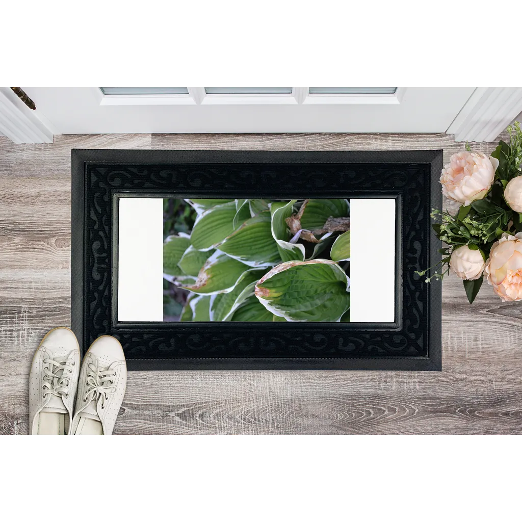 Green Leaves Sublimation Heavy Duty Door Mat