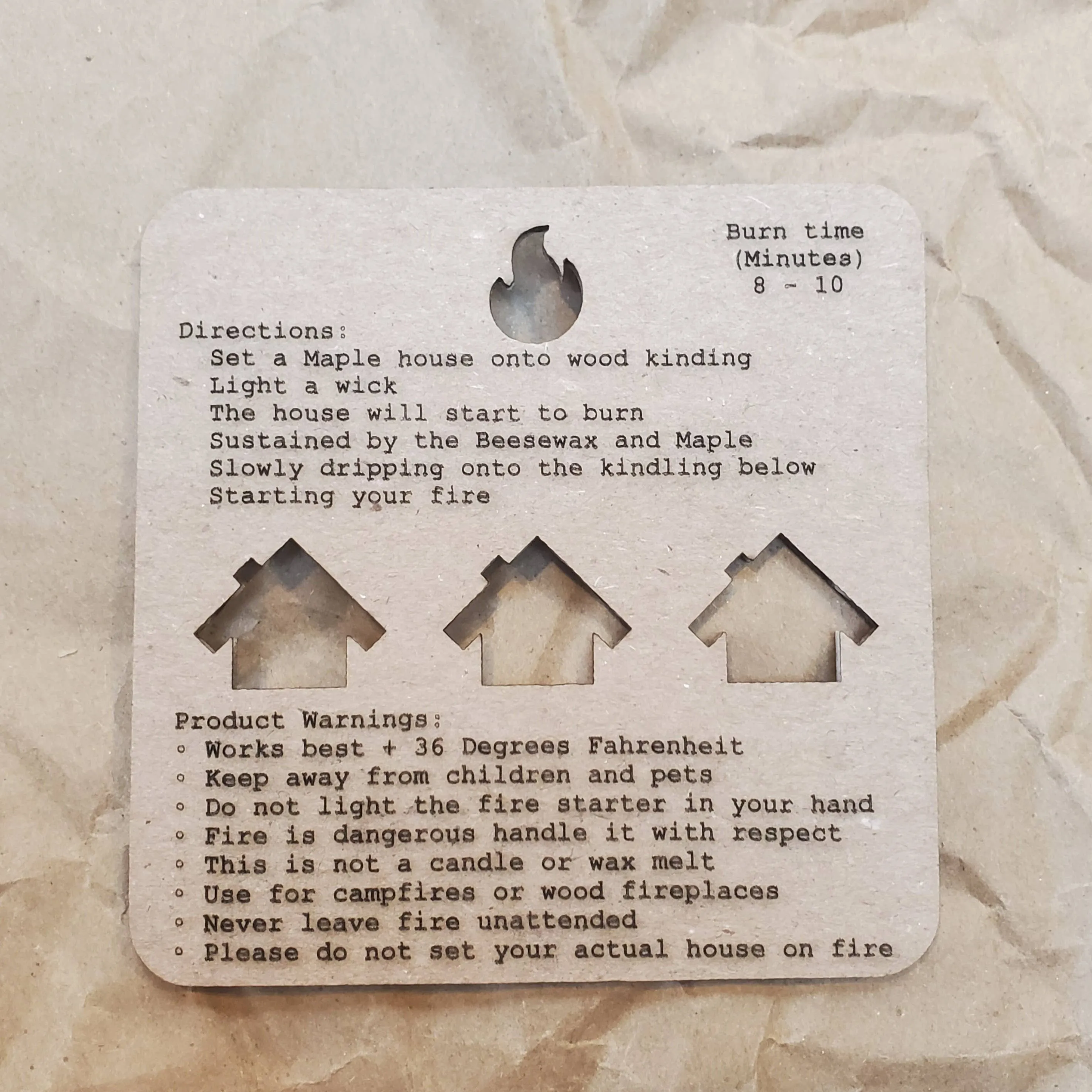 House on Fire Starter