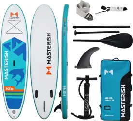Inflatable Stand Up Paddle Board (6 Inches Thick) with Premium SUP Accessories