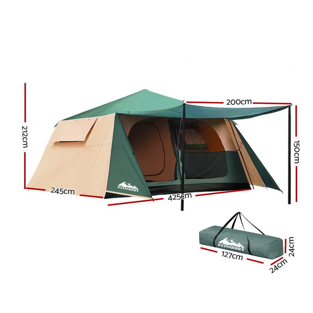 Instant Up 8-Person Dome Tent with Mesh Windows - Weisshorn