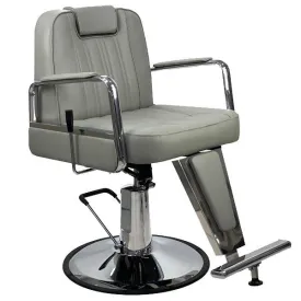 Joiken Viking Reclining Salon Chair - Pebble Grey Upholstery (Heavy Item)