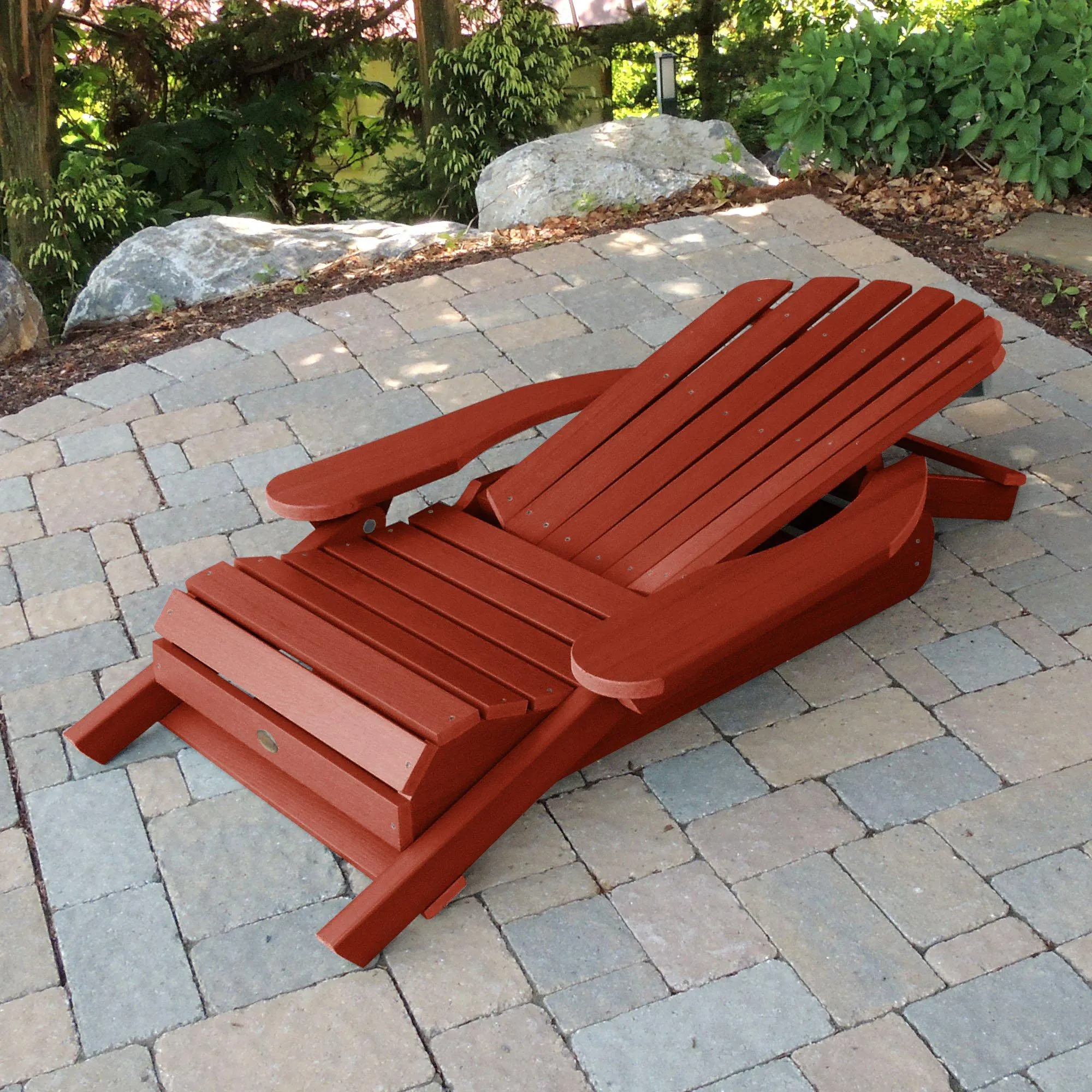King Hamilton Reclining Adirondack Chair with Cup Holder