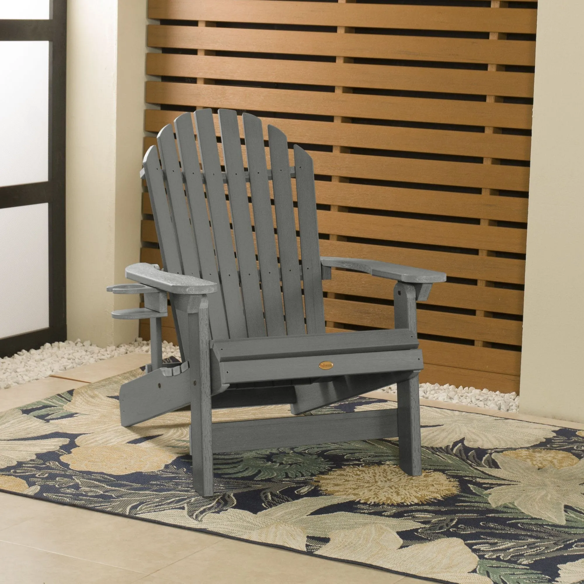 King Hamilton Reclining Adirondack Chair with Cup Holder