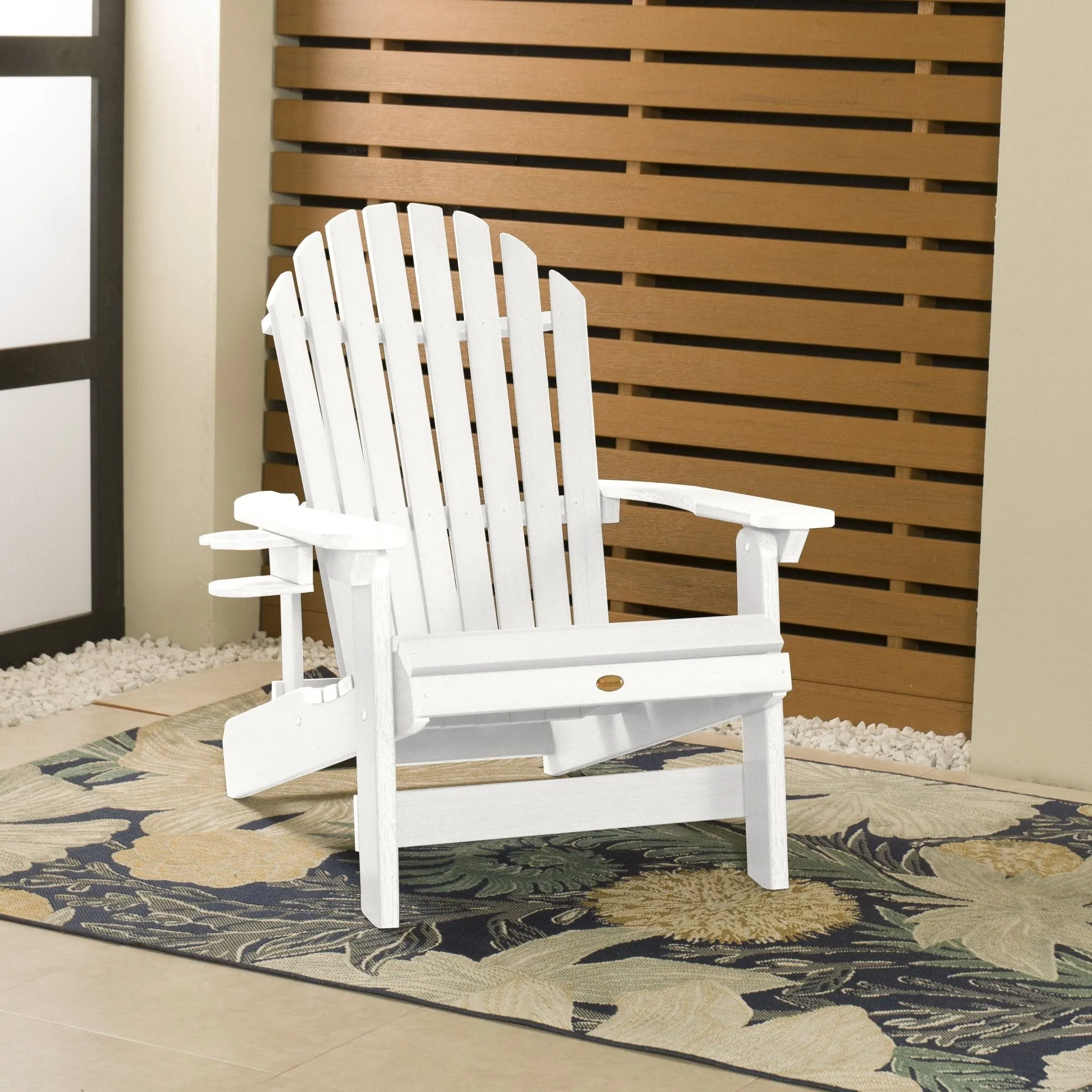 King Hamilton Reclining Adirondack Chair with Cup Holder