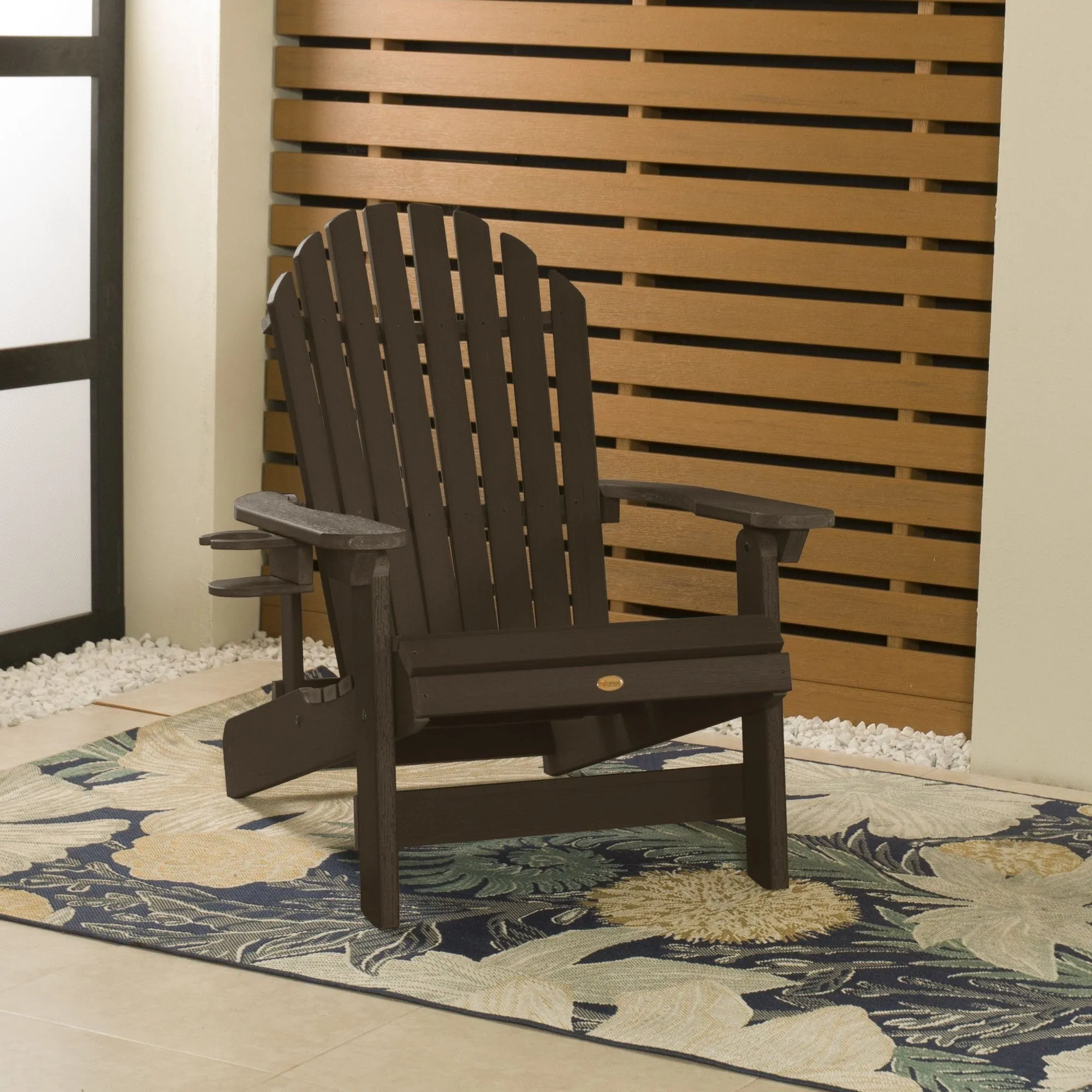 King Hamilton Reclining Adirondack Chair with Cup Holder