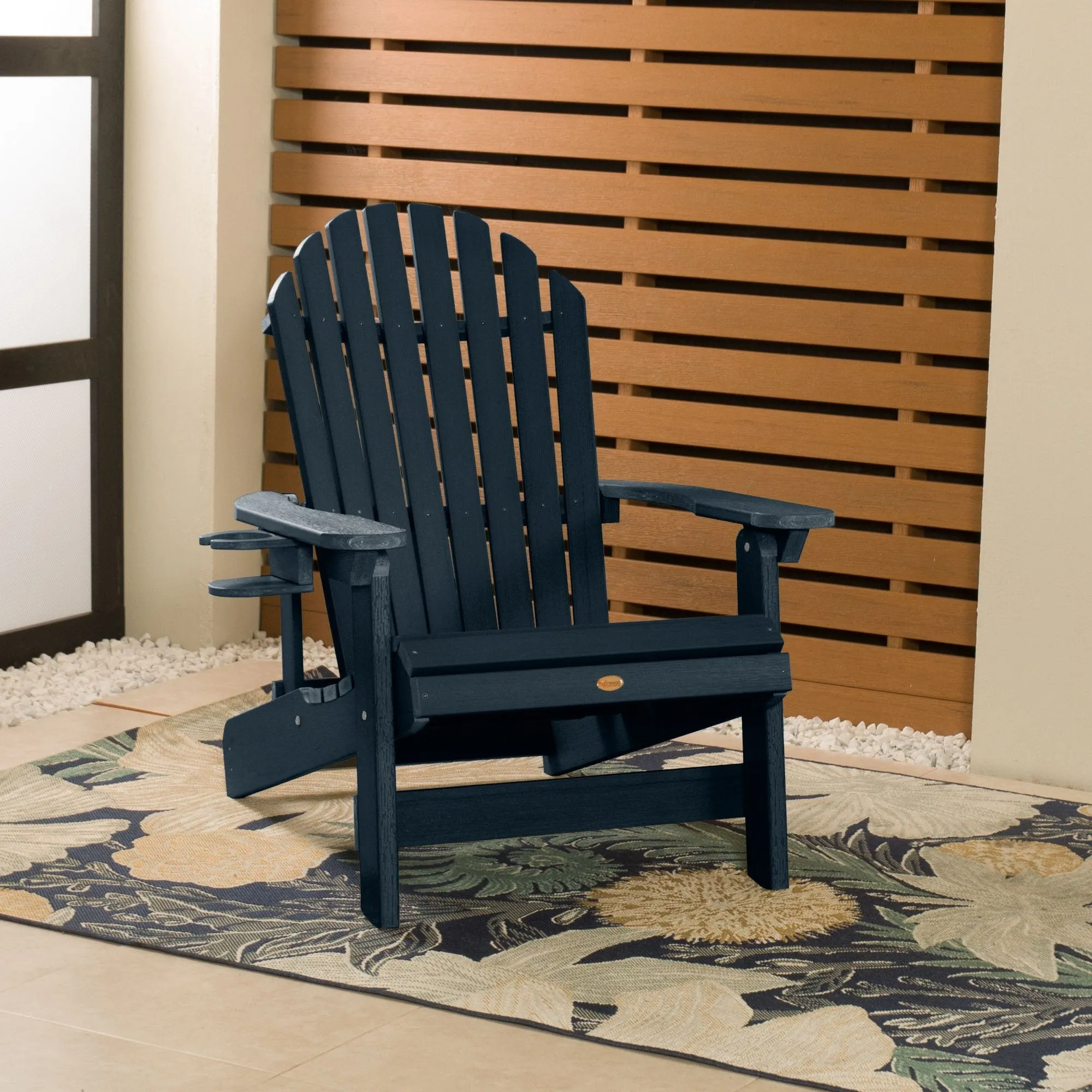 King Hamilton Reclining Adirondack Chair with Cup Holder