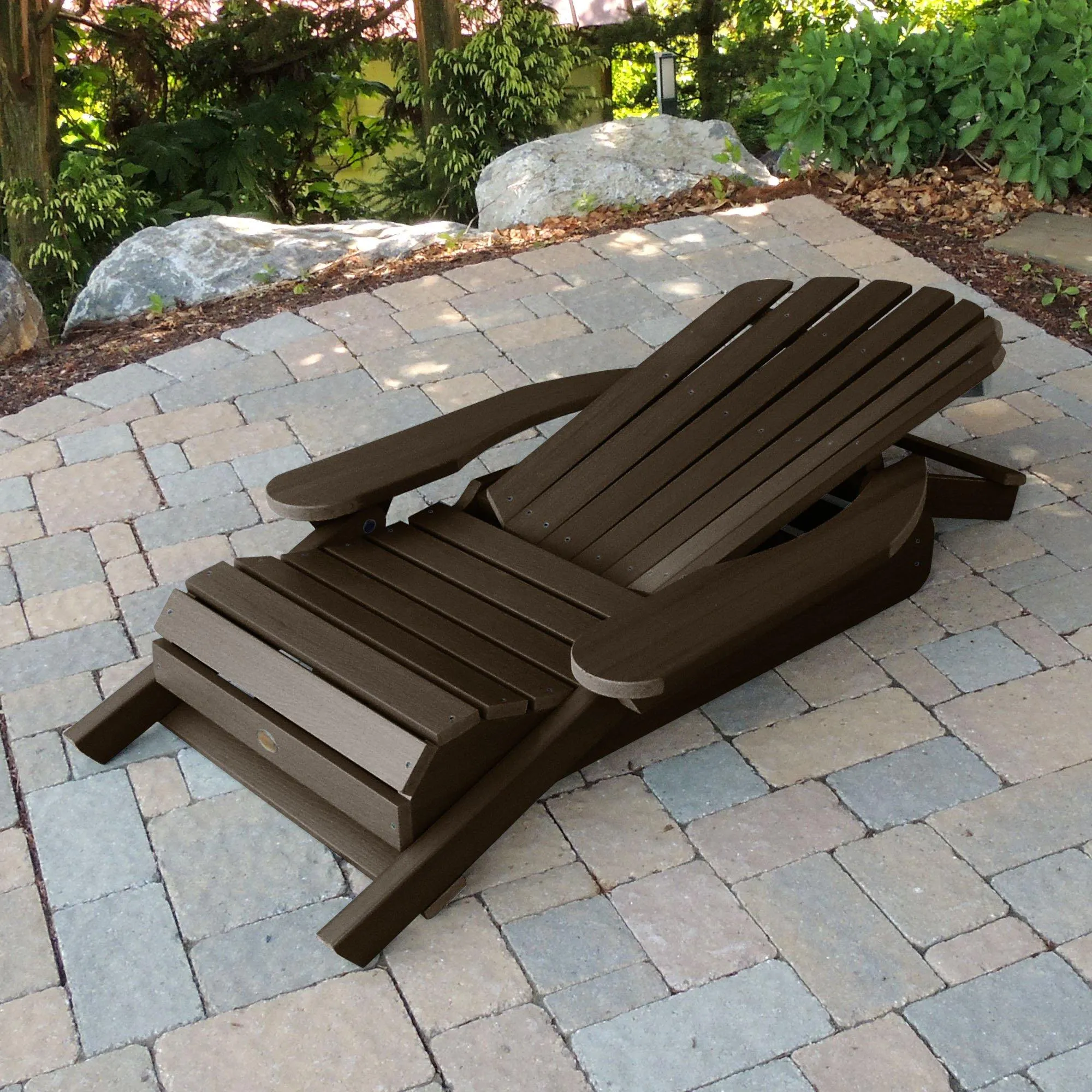 King Hamilton Reclining Adirondack Chair with Cup Holder