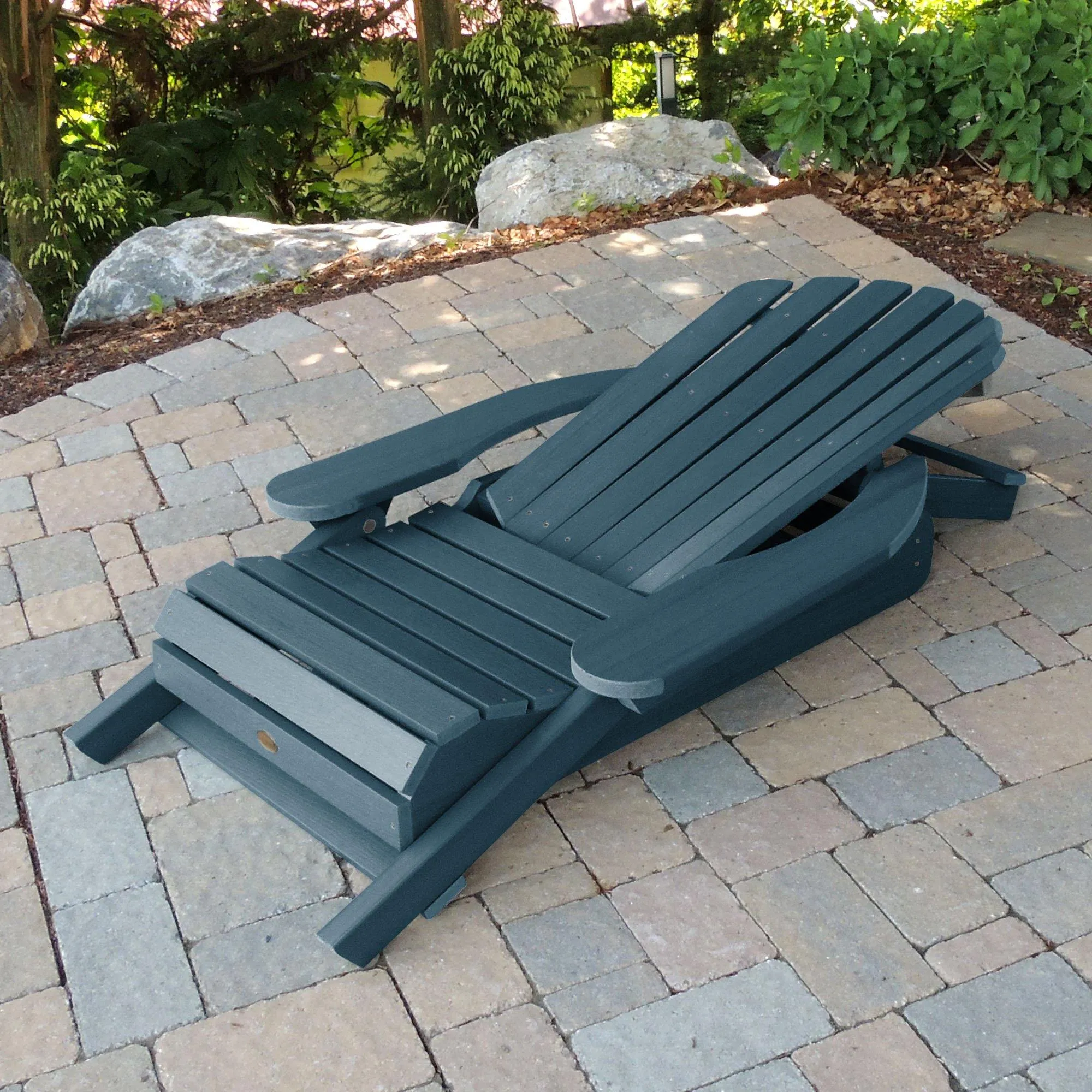 King Hamilton Reclining Adirondack Chair with Cup Holder
