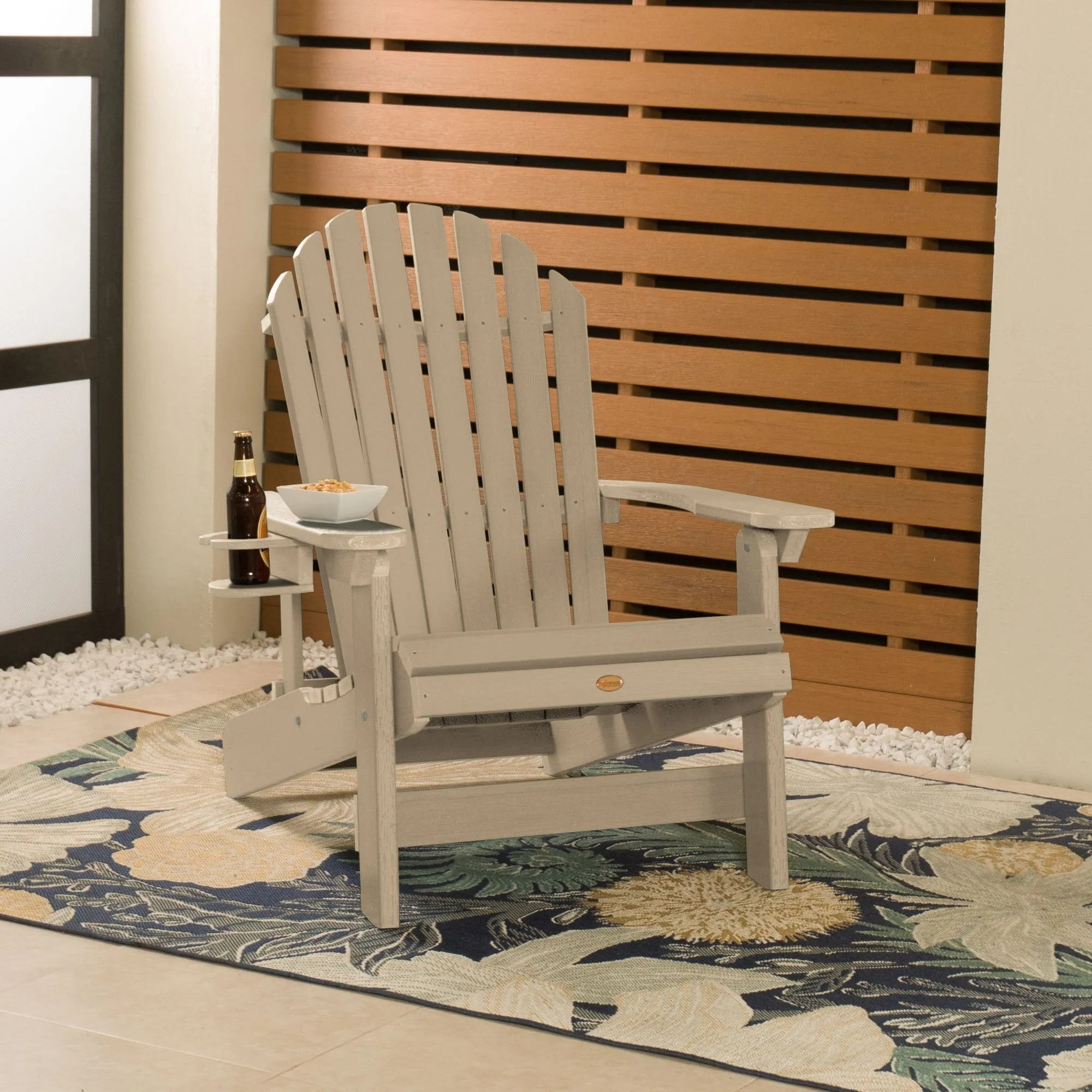 King Hamilton Reclining Adirondack Chair with Cup Holder