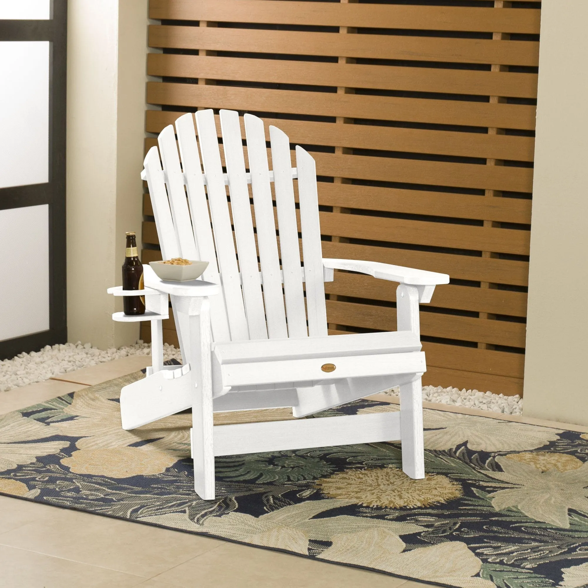 King Hamilton Reclining Adirondack Chair with Cup Holder