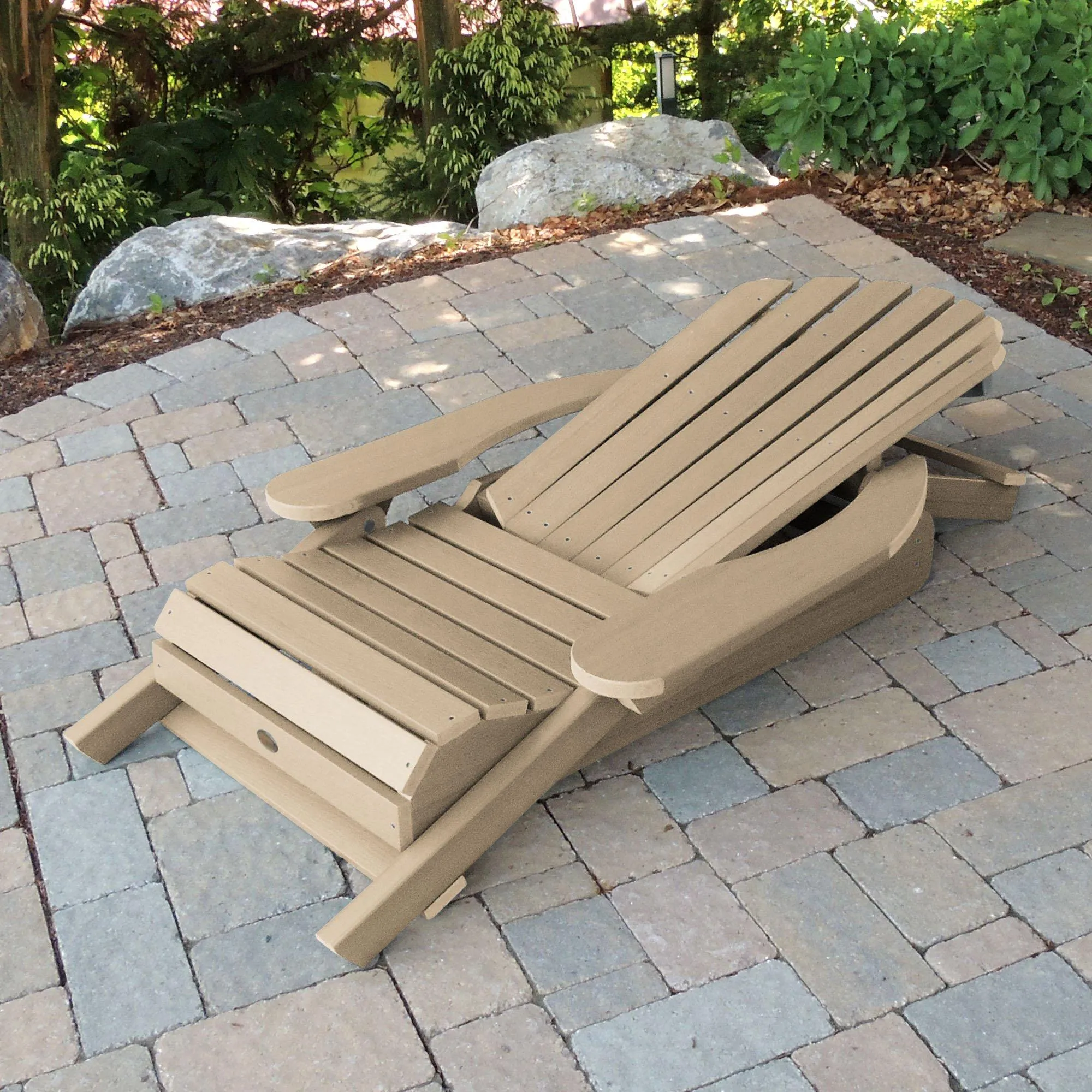 King Hamilton Reclining Adirondack Chair with Cup Holder