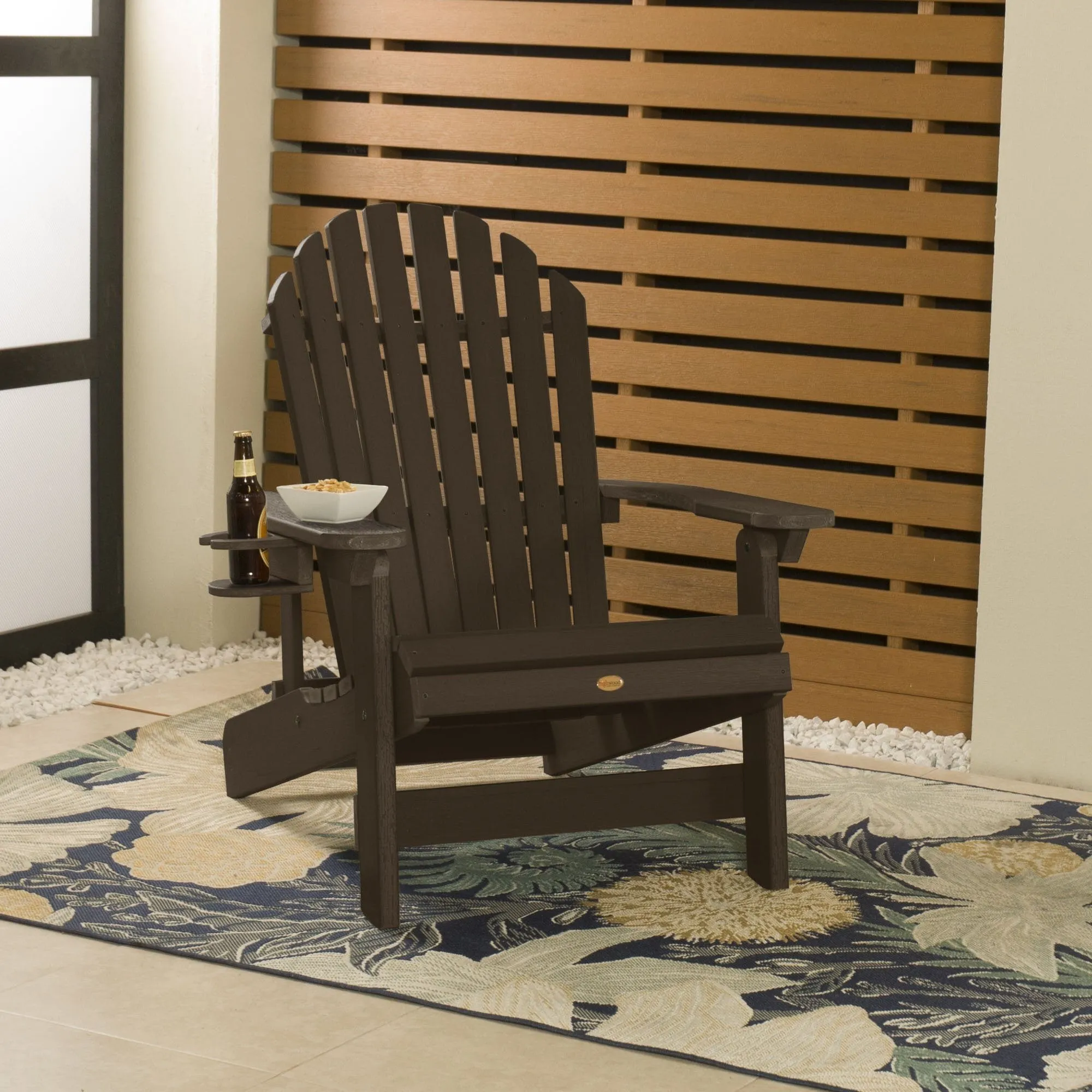 King Hamilton Reclining Adirondack Chair with Cup Holder