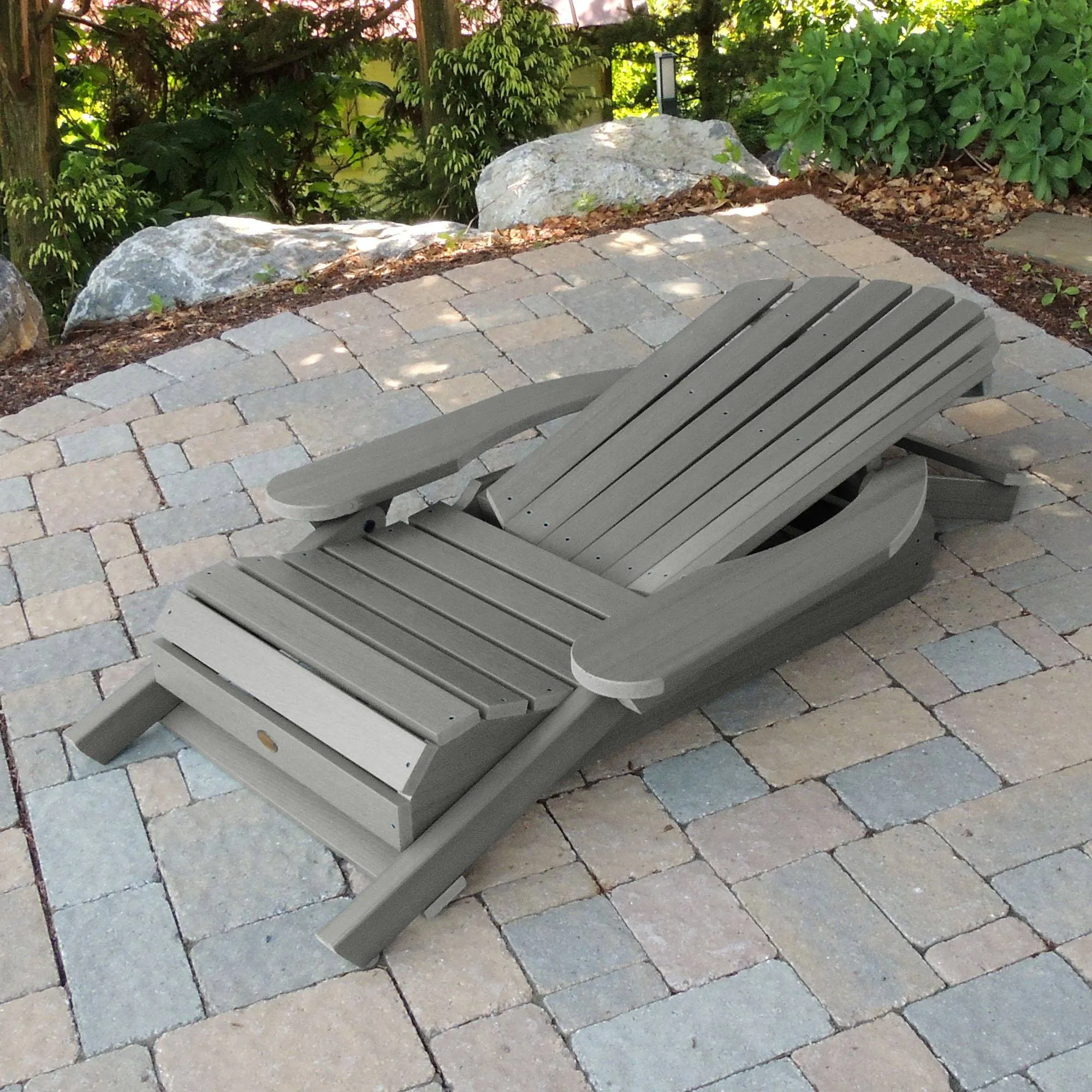 King Hamilton Reclining Adirondack Chair with Cup Holder