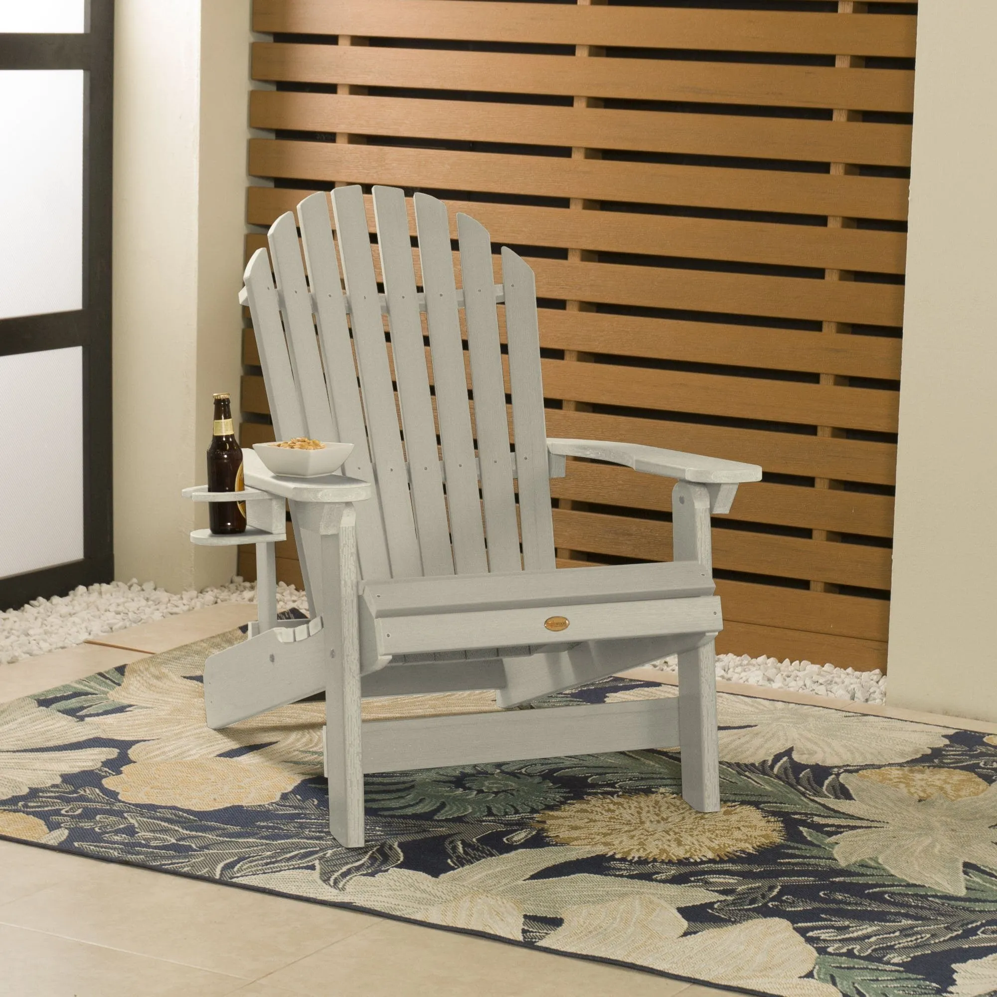 King Hamilton Reclining Adirondack Chair with Cup Holder