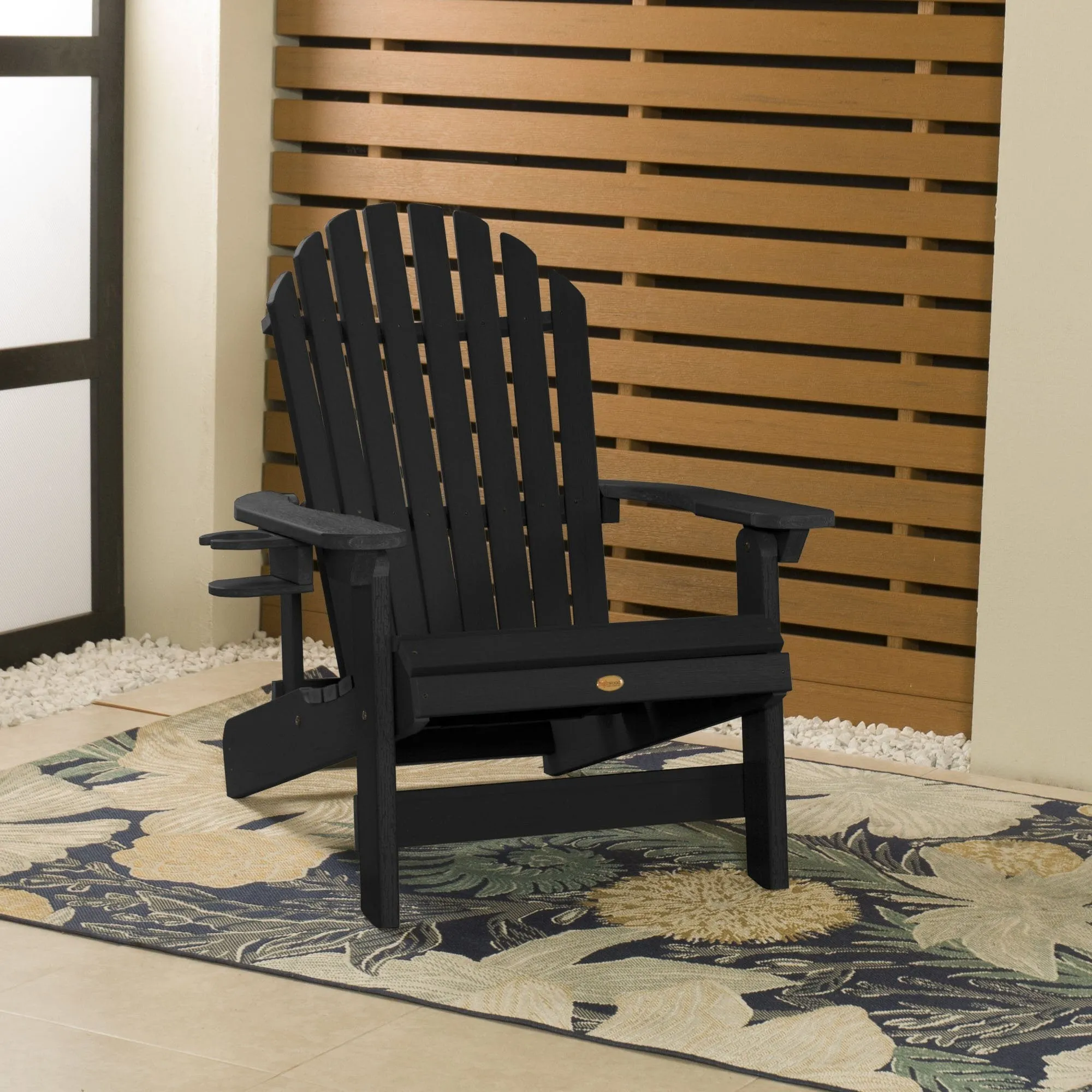 King Hamilton Reclining Adirondack Chair with Cup Holder