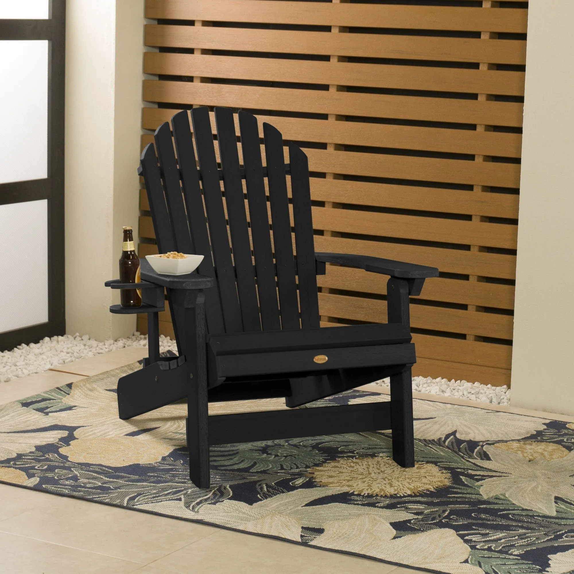 King Hamilton Reclining Adirondack Chair with Cup Holder