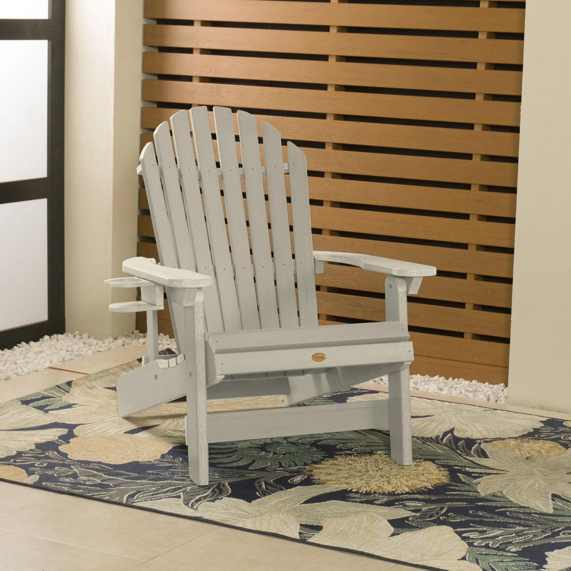 King Hamilton Reclining Adirondack Chair with Cup Holder