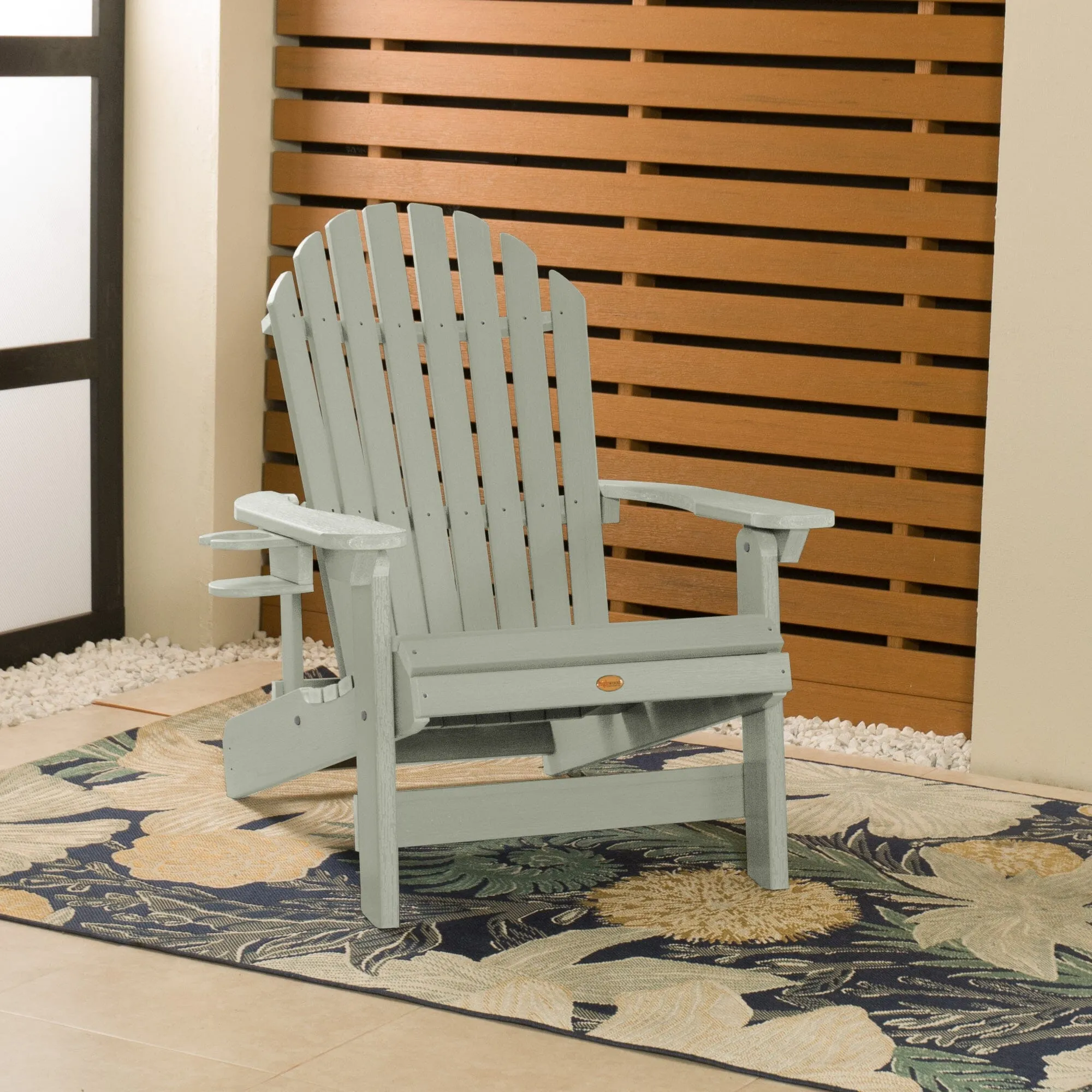 King Hamilton Reclining Adirondack Chair with Cup Holder